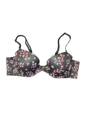 NWT Victoria's Secret Black Floral Demi Bra (36B)